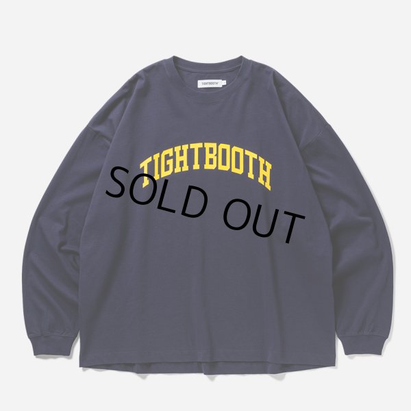 画像1: TIGHTBOOTH/COLLEGE L/S T-SHIRT（Navy）［プリント長袖T-25春夏］ (1)
