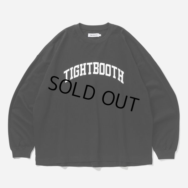 画像1: TIGHTBOOTH/COLLEGE L/S T-SHIRT（Black）［プリント長袖T-25春夏］ (1)