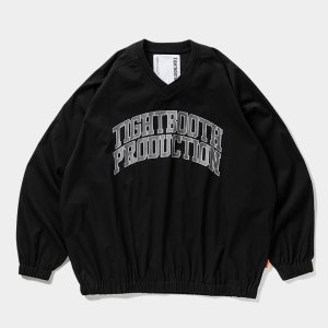 画像: TIGHTBOOTH/COLLEGE WIND SHIRT（Black）［ウィンドシャツ-25春夏］