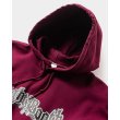 画像2: TIGHTBOOTH/3D LOGO HOODED SWEAT SHIRT（Burgundy）［プルオーバーパーカー-25春夏］ (2)