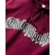画像3: TIGHTBOOTH/3D LOGO HOODED SWEAT SHIRT（Burgundy）［プルオーバーパーカー-25春夏］ (3)