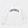 画像1: TIGHTBOOTH/COLLEGE L/S T-SHIRT（White）［プリント長袖T-25春夏］ (1)