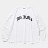 画像: TIGHTBOOTH/COLLEGE L/S T-SHIRT（White）［プリント長袖T-25春夏］
