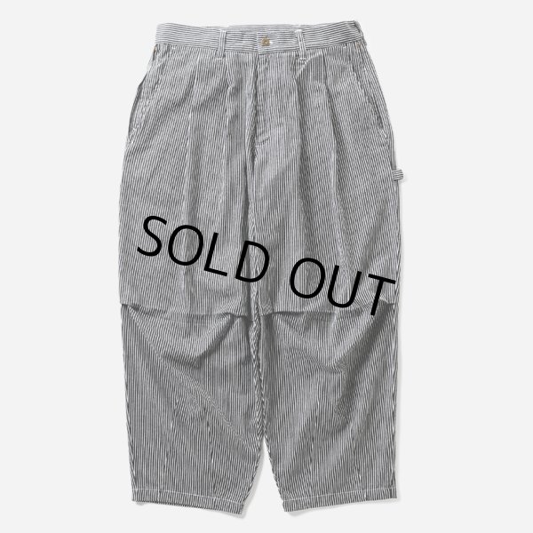 画像1: TIGHTBOOTH/HICKORY PAINTER BALLOON PANTS（Black）［ヒッコリーペインターバルーンパンツ-25春夏］ (1)