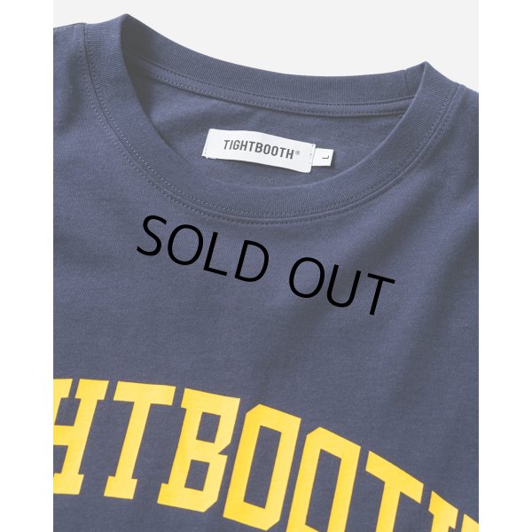 画像2: TIGHTBOOTH/COLLEGE L/S T-SHIRT（Navy）［プリント長袖T-25春夏］ (2)