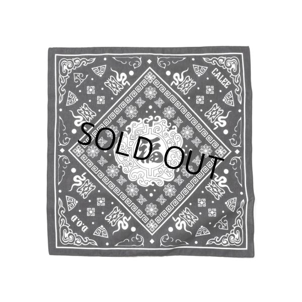 画像1: CALEE/MEXICAN TASTE JAPANESE FUKU BANDANNA（BLACK）［バンダナ-25春夏］ (1)