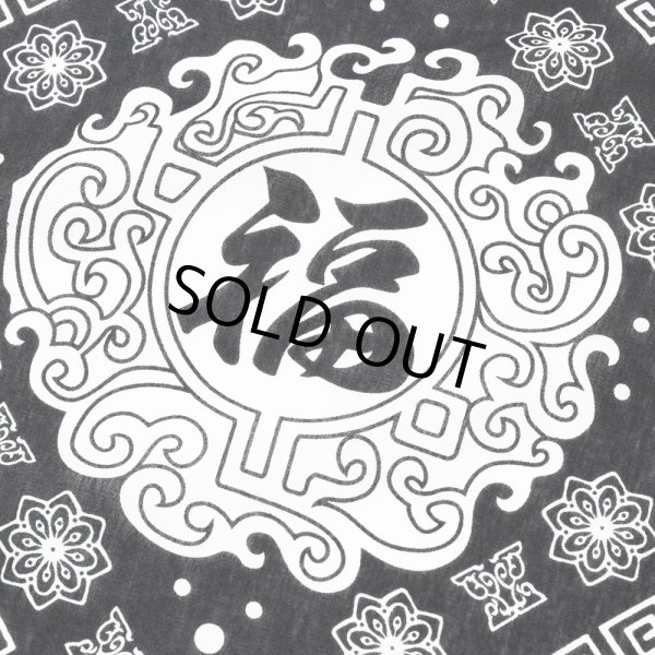 画像2: CALEE/MEXICAN TASTE JAPANESE FUKU BANDANNA（BLACK）［バンダナ-25春夏］ (2)