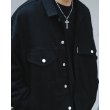画像4: COOTIE PRODUCTIONS/Needle Punch Twill 3rd Type Jacket（Black）［ニードルパンチツイルサードタイプJKT-25春夏］ (4)