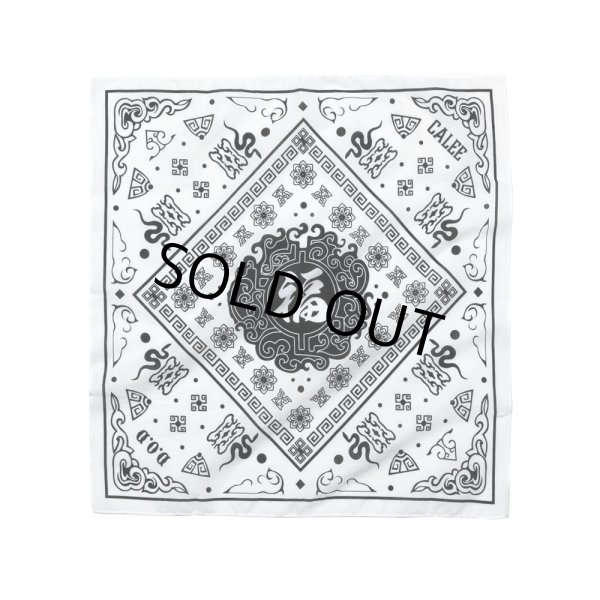 画像1: CALEE/MEXICAN TASTE JAPANESE FUKU BANDANNA（WHITE）［バンダナ-25春夏］ (1)