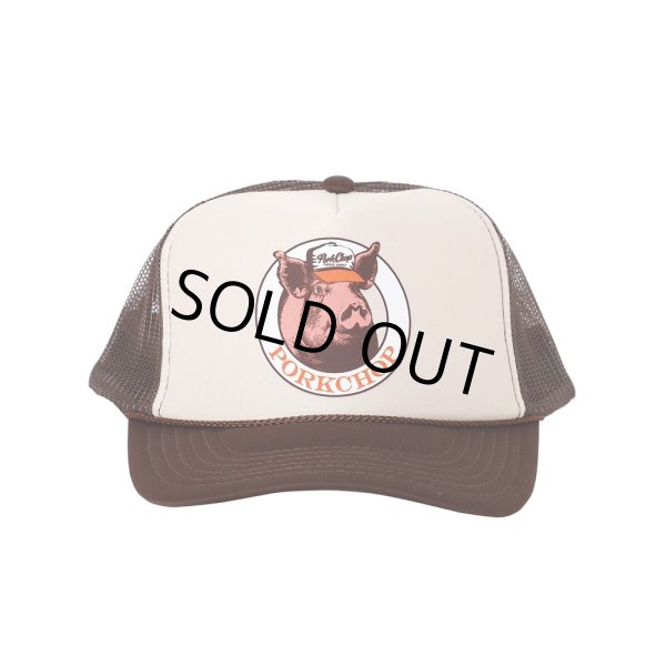 画像1: PORKCHOP/C PORK MESH CAP（BROWN）［メッシュキャップ-25春夏］ (1)