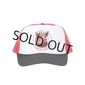 画像: PORKCHOP/C PORK MESH CAP（RED）［メッシュキャップ-25春夏］