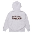 画像2: PORKCHOP/C PORK ZIP UP HOODIE（ASH）［ジップアップフーディー-25春夏］ (2)
