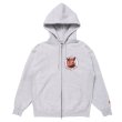 画像1: PORKCHOP/C PORK ZIP UP HOODIE（ASH）［ジップアップフーディー-25春夏］ (1)