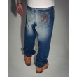 画像3: BlackEyePatch/B EMBLEM BAGGY JEANS（INDIGO） (3)
