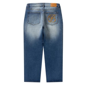 画像: BlackEyePatch/B EMBLEM BAGGY JEANS（INDIGO）