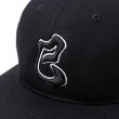 画像4: CALEE/EMBROIDERY CALEES TWILL CAP（BLACK）［ツイルキャップ-25春夏］ (4)