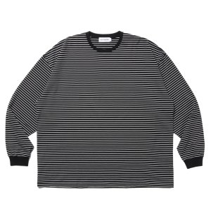 画像: COOTIE PRODUCTIONS/Border L/S Tee（Black）［ボーダー長袖T-25春夏］