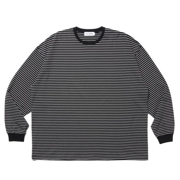 画像1: COOTIE PRODUCTIONS/Border L/S Tee（Black）［ボーダー長袖T-25春夏］ (1)