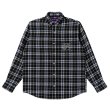 画像1: BlackEyePatch/B EMBLEM FLANNEL SHIRT（MULTI） (1)