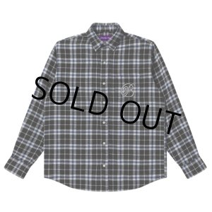 画像: BlackEyePatch/B EMBLEM FLANNEL SHIRT（MULTI）
