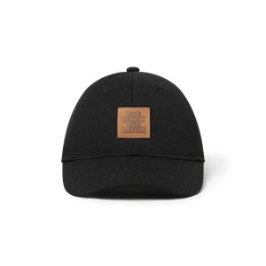 画像: BlackEyePatch/LEATHER PATCHED OG LABEL 6 PANEL DUCK CAP（BLACK）