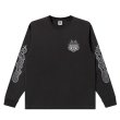 画像1: BlackEyePatch/FLAME RIDER LOGO L/S TEE（CHARCOAL） (1)