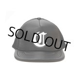 画像: COOTIE PRODUCTIONS/Faux Leather 5 Panel Mesh Cap（Black/White）［ビーガンレザーメッシュキャップ-25春夏］