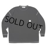 画像: COOTIE PRODUCTIONS/T/C Waffle Error Fit L/S Tee（Black/White）［ワッフルエラーフィット長袖ポケT-25春夏］
