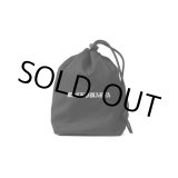 画像: WACKO MARIA/DRAWSTRING BAG（BLACK）［ドローストリングバッグ-25春夏］
