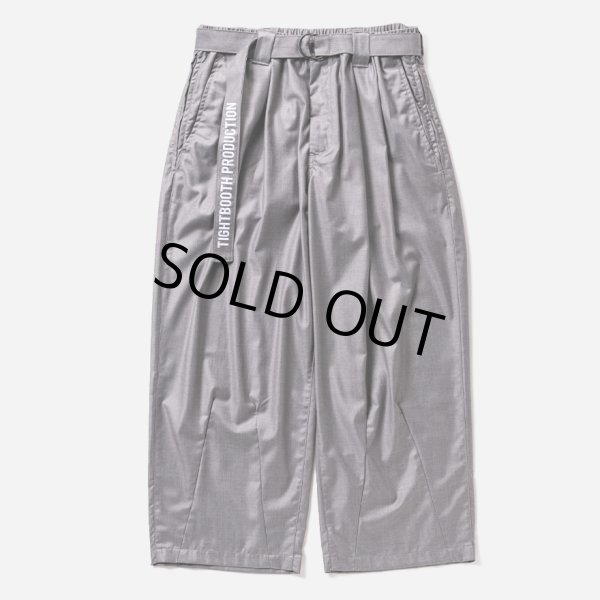 画像1: TIGHTBOOTH/BAGGY SLACKS（Grey）［バギースラックス-25春夏］ (1)