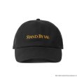 画像1: WACKO MARIA/STAND BY ME / 6 PANEL CAP（BLACK）［6パネルキャップ-25春夏］ (1)