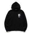 画像1: RATS/FLAG HOODIE（BLACK）［フラッグフーディー-25春夏］ (1)