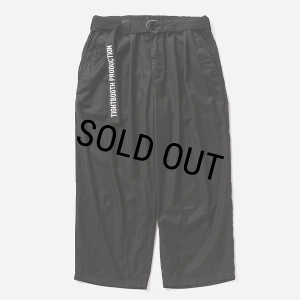 画像1: 【20％OFF】TIGHTBOOTH/BAGGY SLACKS（Black）［バギースラックス-25春夏］ (1)