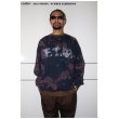 画像5: exodus/F.T.W TIE DYE SWEAT SHIRT（NAVY）［タイダイクルーネックスウェット-25春夏］ (5)