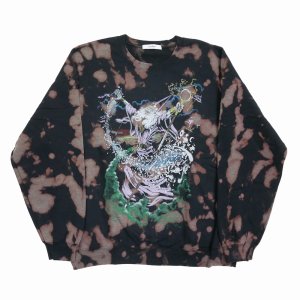 画像: exodus/WIZARD TIE DYE SWEAT SHIRT（BLACK）［タイダイクルーネックスウェット-25春夏］