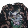 画像4: exodus/WIZARD TIE DYE SWEAT SHIRT（BLACK）［タイダイクルーネックスウェット-25春夏］ (4)