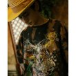 画像6: exodus/WIZARD TIE DYE SWEAT SHIRT（BLACK）［タイダイクルーネックスウェット-25春夏］ (6)