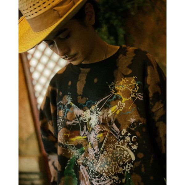 EXODUS/エクソダス/F.T.W. TIE DYE SWEAT SHIRT/タイダイ