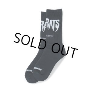 画像: RATS/PILE SOCKS "THE RATS"（BLACK）［ソックス-25春夏］