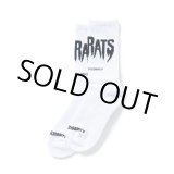 画像: RATS/PILE SOCKS "THE RATS"（WHITE）［ソックス-25春夏］