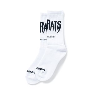 画像: RATS/PILE SOCKS "THE RATS"（WHITE）［ソックス-25春夏］