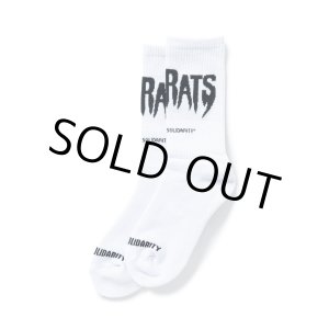 画像: RATS/PILE SOCKS "THE RATS"（WHITE）［ソックス-25春夏］