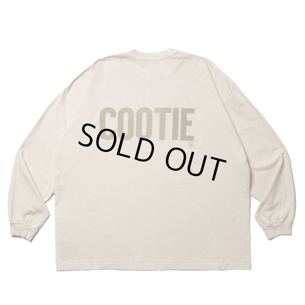 画像1: COOTIE PRODUCTIONS/Pigment Dyed L/S Tee（Ivory）［ピグメントダイ長袖T-25春夏］ (1)