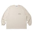 画像2: COOTIE PRODUCTIONS/Pigment Dyed L/S Tee（Ivory）［ピグメントダイ長袖T-25春夏］ (2)