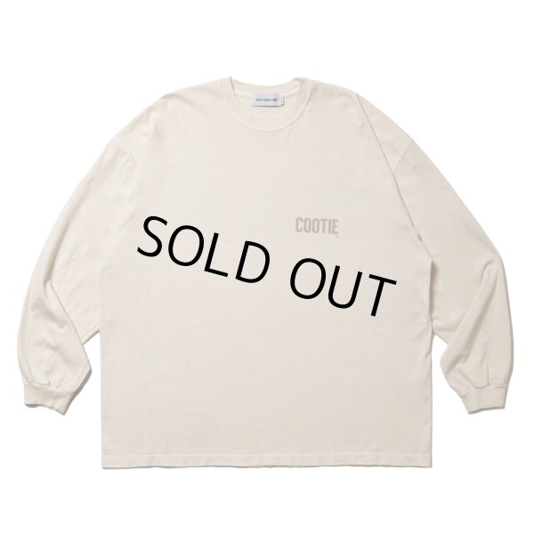 画像2: COOTIE PRODUCTIONS/Pigment Dyed L/S Tee（Ivory）［ピグメントダイ長袖T-25春夏］ (2)
