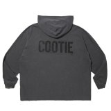 画像: COOTIE PRODUCTIONS/Pigment Dyed L/S Hooded Tee（Black）［ピグメントダイフーデッド長袖T-25春夏］