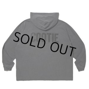 画像: COOTIE PRODUCTIONS/Pigment Dyed L/S Hooded Tee（Black）［ピグメントダイフーデッド長袖T-25春夏］