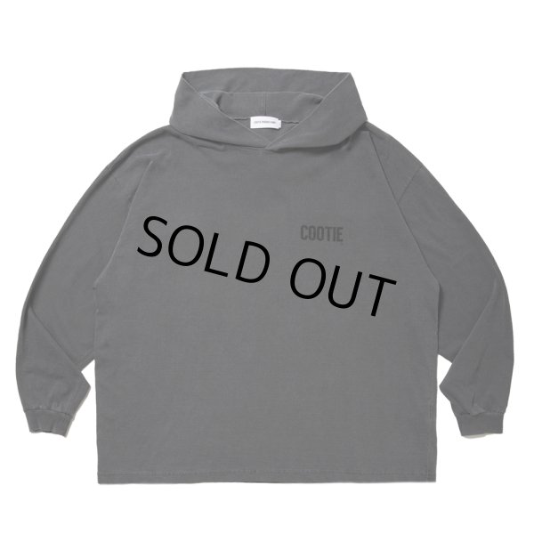 トップス COOTIE PigmentDyed L/S Hooded Tee size M COOTIE PRODUCTIONS/Pigment Dyed L/S Hooded Tee(Black