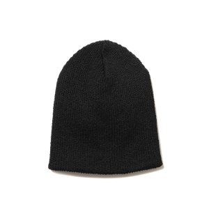 画像: COOTIE PRODUCTIONS/Rib Stitch Cuffless Beanie（Black）［カフレスビーニー-25春夏］