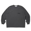 画像2: COOTIE PRODUCTIONS/Pigment Dyed L/S Tee（Black）［ピグメントダイ長袖T-25春夏］ (2)
